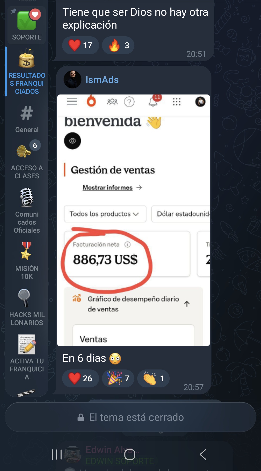 Experiencia compartida por la comunidad de Franquicia IA 2